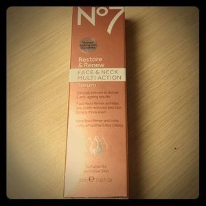 No7 Restore & Renew Face & Neck Multi Action Serum